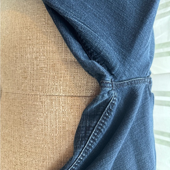 Source of Wisdom Women's Slim Boot Cut Medium Wash Denim Jeans Size 22 - Picture 5 of 8